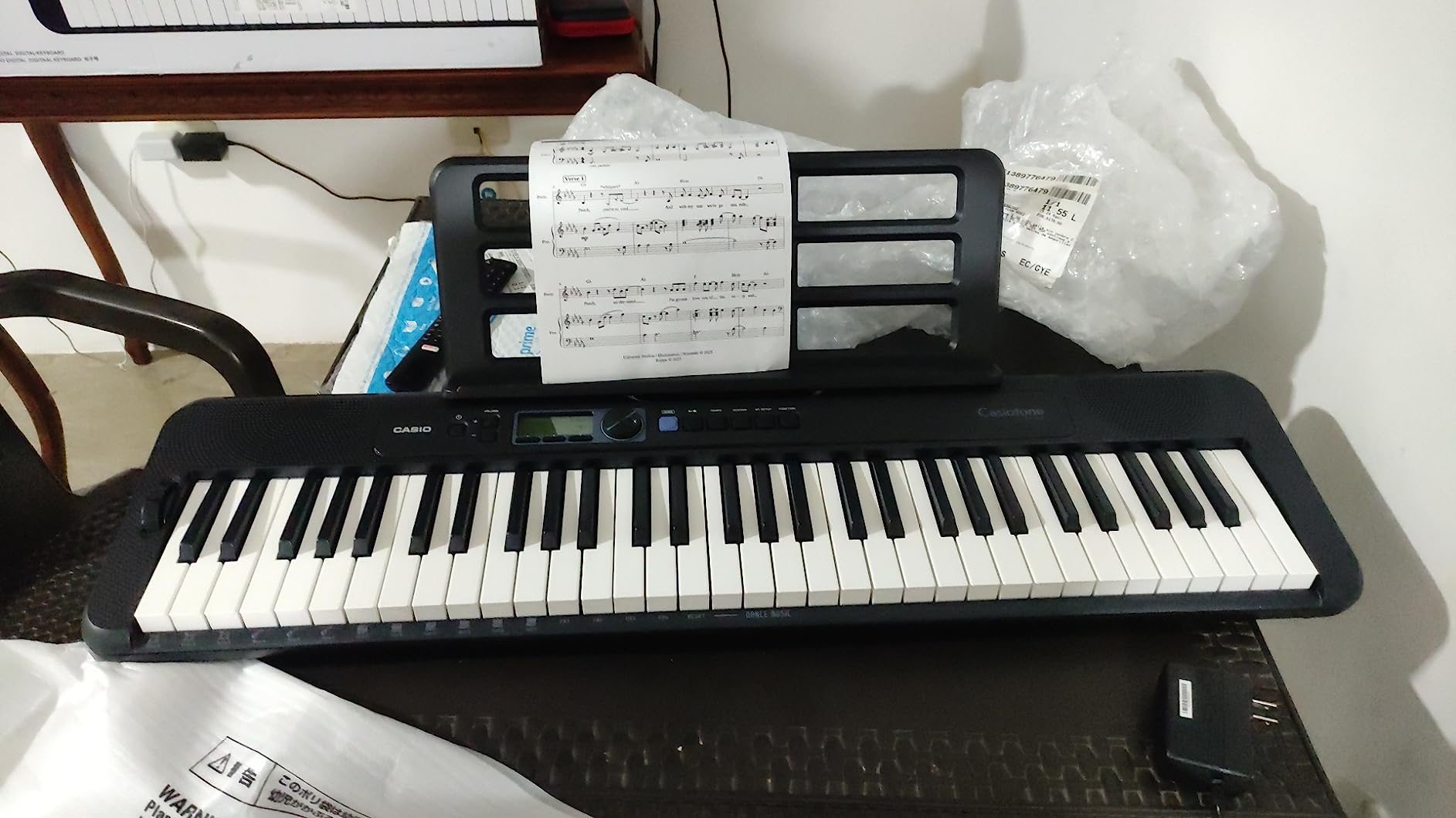 Casio CT-S300 PPK 61-Key Premium Keyboard Pack with Stand, Headphones & Power Supply - Customer Photo 2