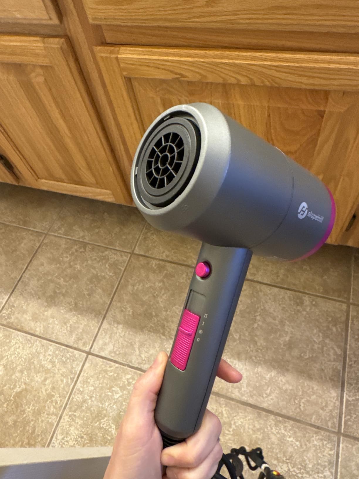 slopehill Professional Ionic Hair Dryer, Powerful 1800W Fast Drying - Customer Photo 3