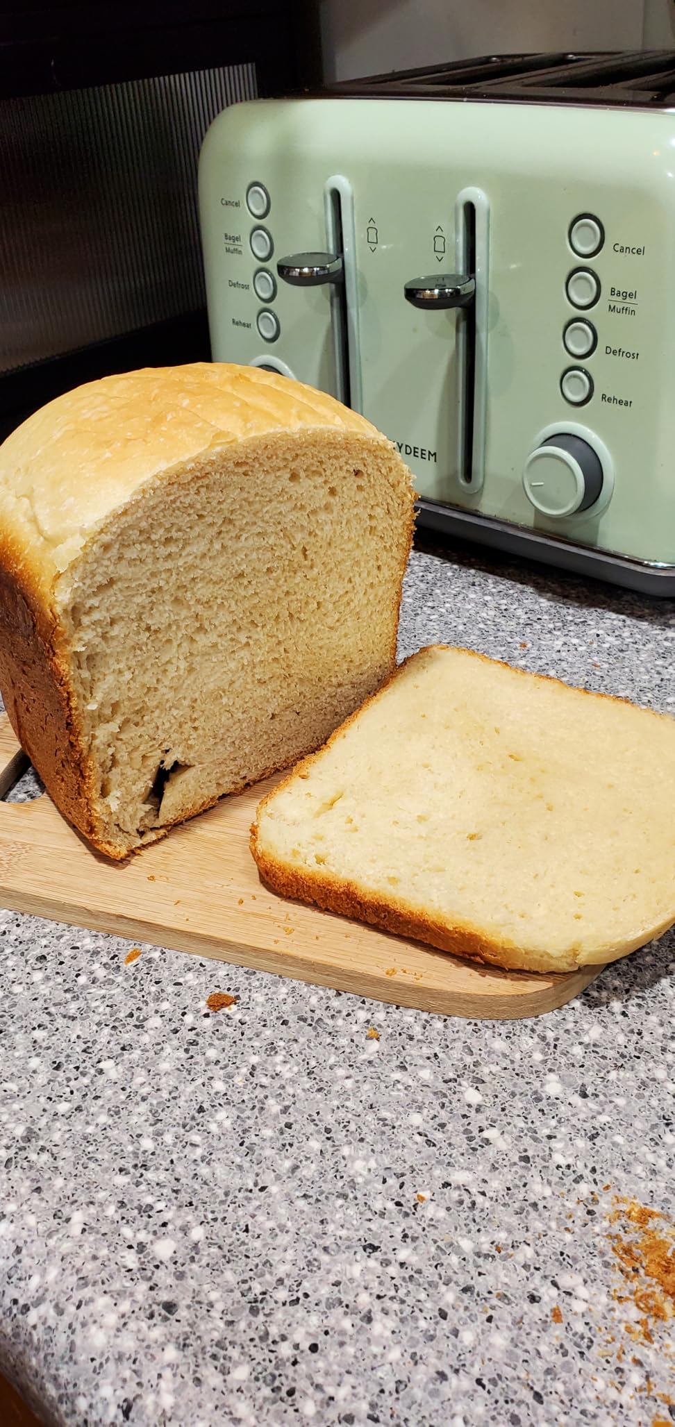 KITCHENARM 29-in-1 SMART Bread Machine with Gluten Free Setting 2LB 1.5LB 1LB Bread Maker Machine with Homemade Cycle - Stainless Steel Breadmaker with Recipes Whole Wheat Bread Making Machine - Customer Photo 3