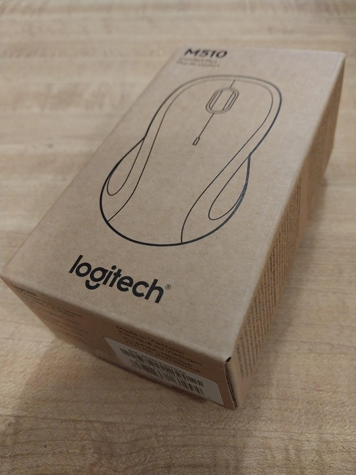 Logitech M510 Wireless Mouse, Mouse for Laptop and PC with USB Unifying Receiver, Programmable Buttons - Graphite - Customer Photo 2