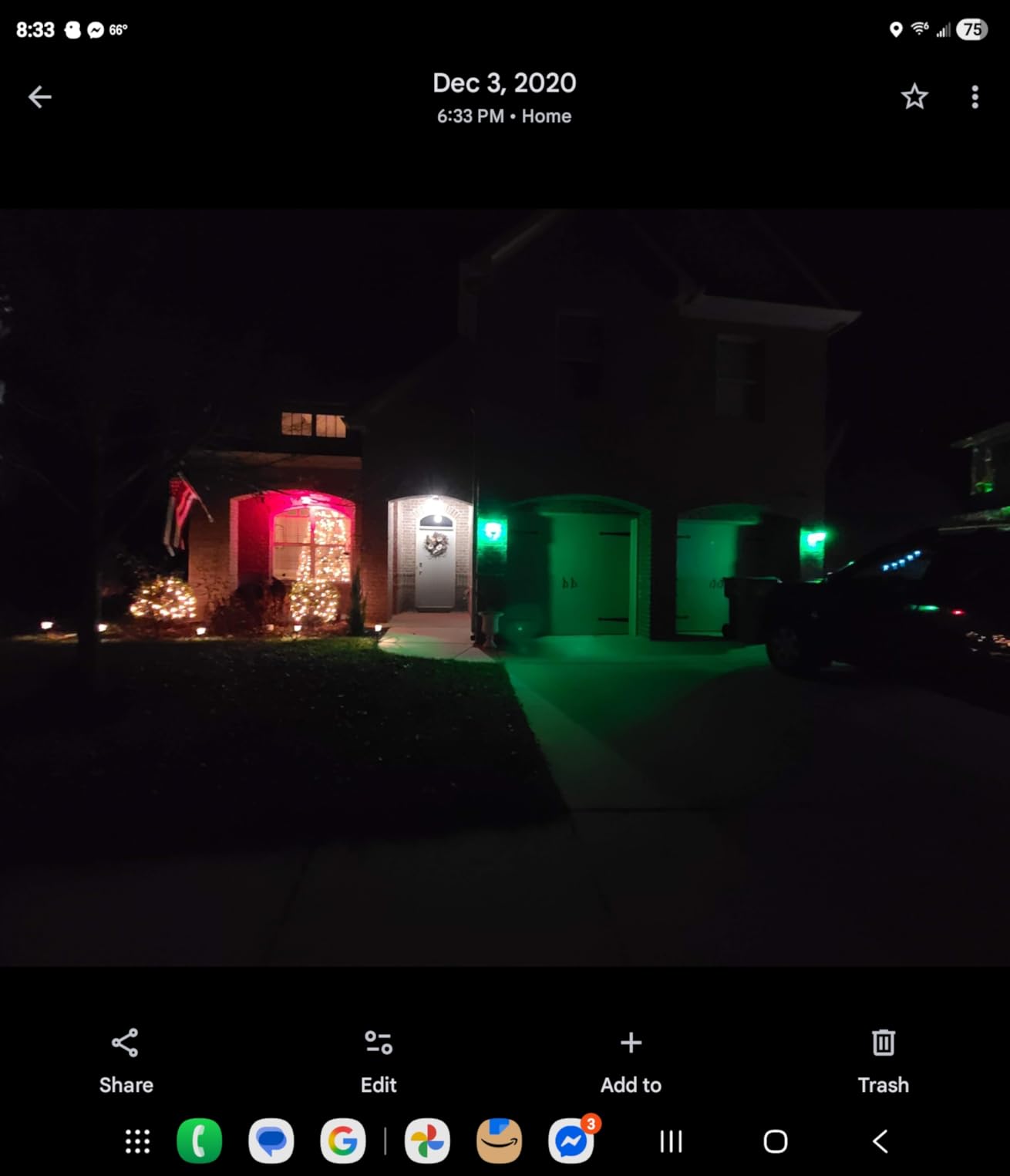 SYLVANIA Wifi LED Smart Light Bulb, 60W Equivalent Full Color and Tunable White A19, Dimmable, Compatible with Alexa and Google Home Only - 4 Pack (75674) customer photo 1