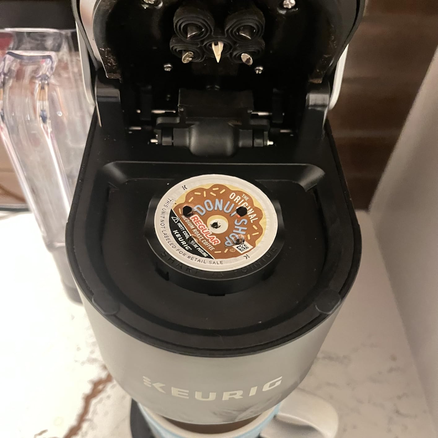 Keurig K-Supreme Single Serve K-Cup Pod Coffee Maker, MultiStream Technology, 4 Brew Sizes, 66oz Dual-Position Removable Reservoir, Gray - Customer Photo 2