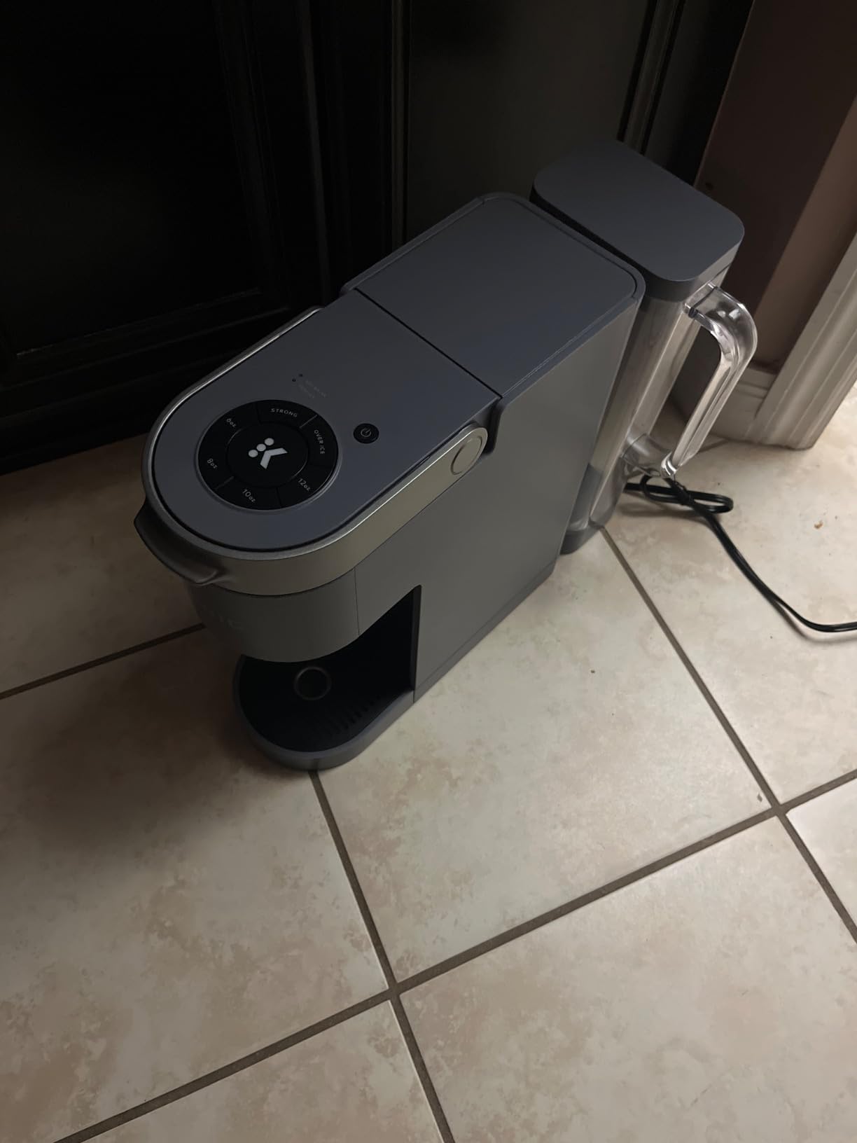 Keurig K-Supreme Single Serve K-Cup Pod Coffee Maker, MultiStream Technology, 4 Brew Sizes, 66oz Dual-Position Removable Reservoir, Gray - Customer Photo 3