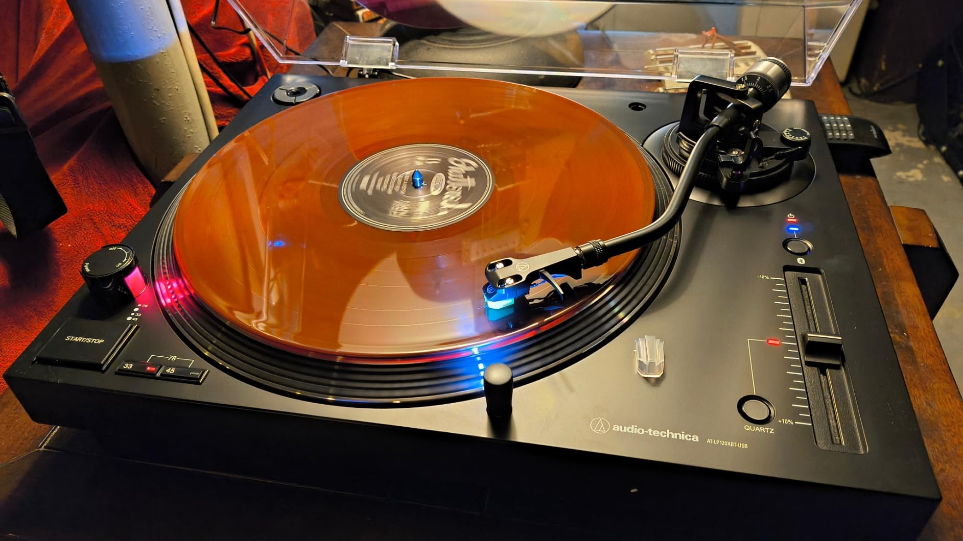 Audio-Technica AT-LP120XBT-USB-BK Wireless Direct-Drive Turntable, Black Customer Review Audio-Technica AT-LP120XBT-USB-BK Wireless Direct-Drive Turntable, Black - Customer Photo 2