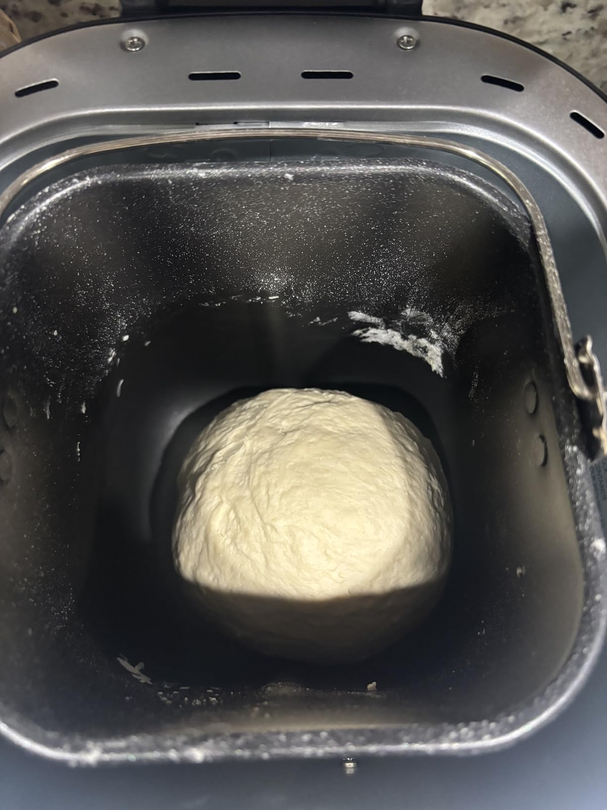 Elite Gourmet EBM8103B Programmable Bread Maker Machine 3 Loaf Sizes, 19 Menu Functions Gluten Free White Wheat Rye French and more, 2 Lbs, Black - Customer Photo 4