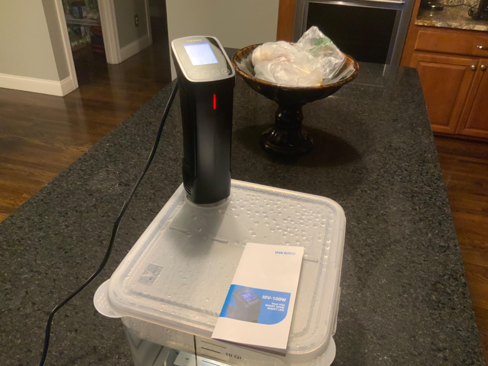 Sous Vide Cooker| Inkbird Wifi Sous Vide Mchine Sous vide Cooking Machine, 1000W Immersion Circulator with Recipes,Timer | Ultra-Quiet - Customer Photo 1