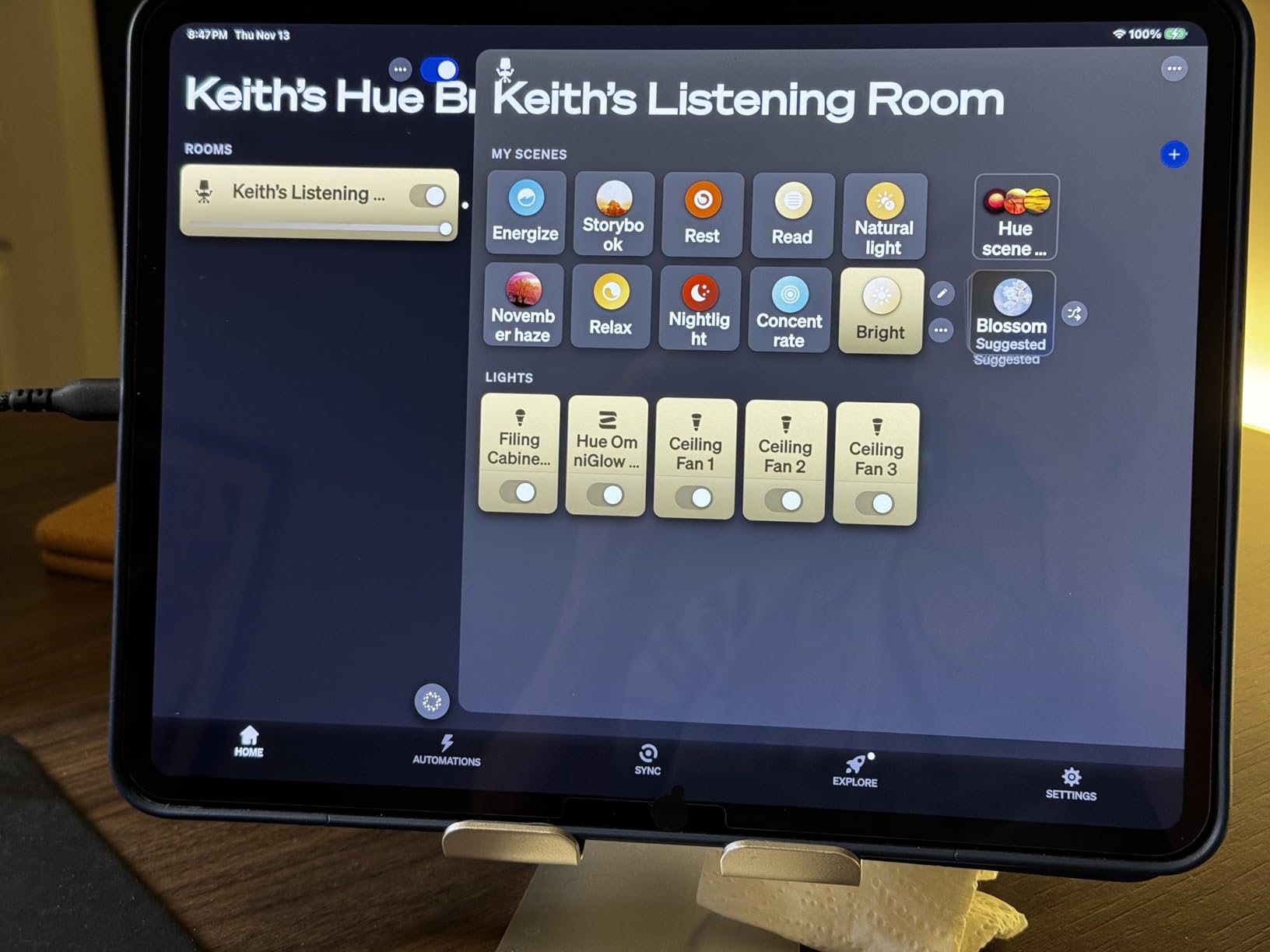 Philips Hue A19 LED Smart Light Bulb - White and Color Ambiance - 60W Indoor Light Bulb - Control with Hue App - Works with Alexa, Google Assistant and Apple Homekit - 3 Pack Customer Review Philips Hue A19 LED Smart Light Bulb - White and Color Ambiance - 60W Indoor Light Bulb - Control with Hue App - Works with Alexa, Google Assistant and Apple Homekit - 3 Pack - Customer Photo 1