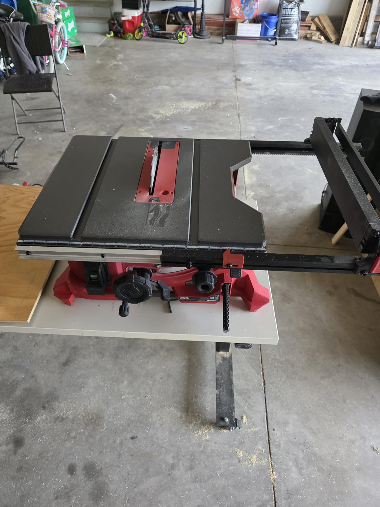 SKIL 15 Amp 10 Inch Portable Jobsite Table Saw with Folding Stand- TS6307-00 Customer Review SKIL 15 Amp 10 Inch Portable Jobsite Table Saw with Folding Stand- TS6307-00 - Customer Photo 4