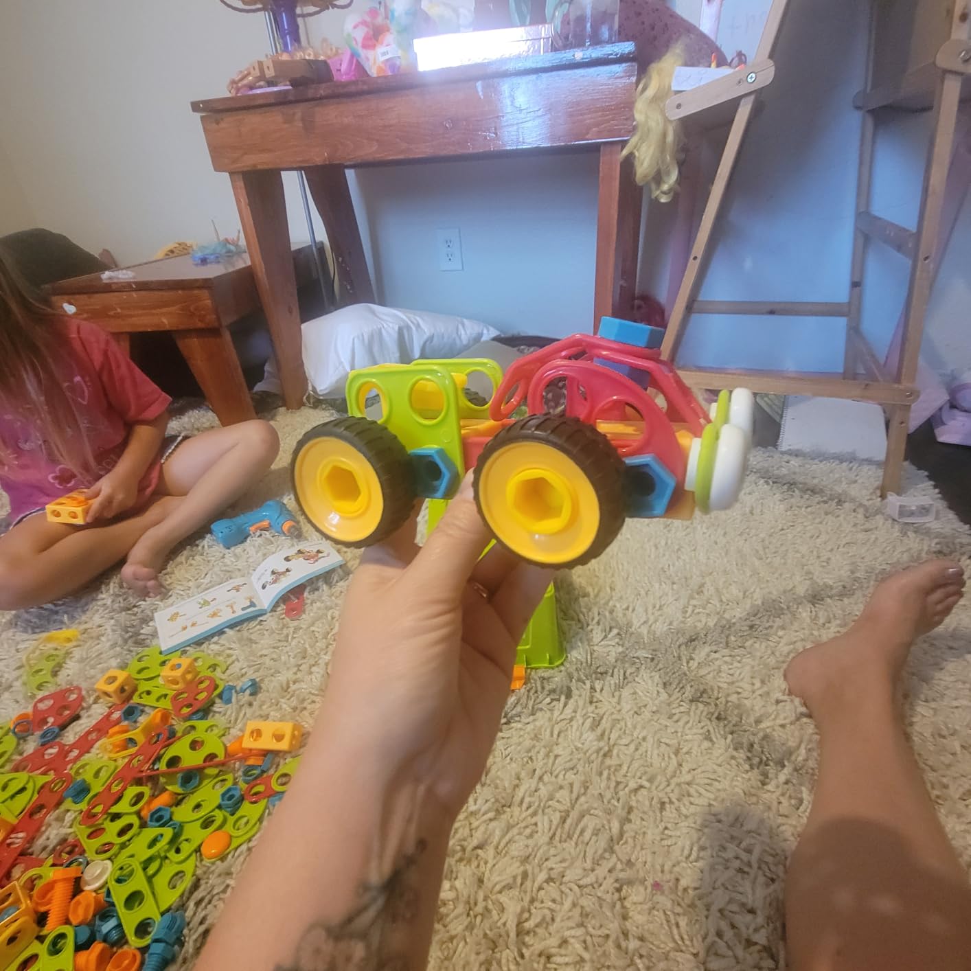 NXONE 195 PCS Educational STEM Toys for Boys and Girls Ages 3 4 5 6 7 8 9 10 Construction Building Blocks Toy Building Sets Kids Toys Creative Activities Games with Storage Box Customer Review NXONE 195 PCS Educational STEM Toys for Boys and Girls Ages 3 4 5 6 7 8 9 10 Construction Building Blocks Toy Building Sets Kids Toys Creative Activities Games with Storage Box - Customer Photo 2