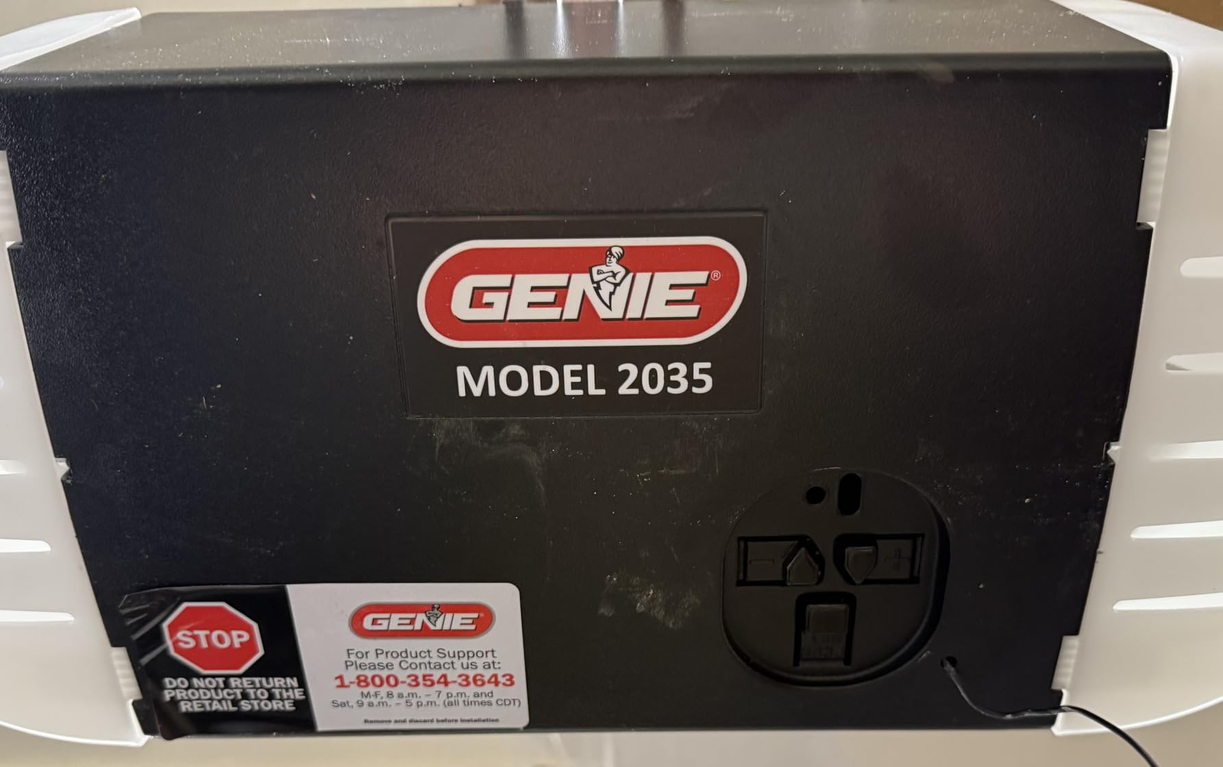 CHAMBERLAIN Smart Garage Control - Wireless Garage Hub and Sensor with Wifi & Bluetooth - Smartphone Controlled, myQ-G0401-ES, White Customer Review CHAMBERLAIN Smart Garage Control - Wireless Garage Hub and Sensor with Wifi & Bluetooth - Smartphone Controlled, myQ-G0401-ES, White - Customer Photo 2