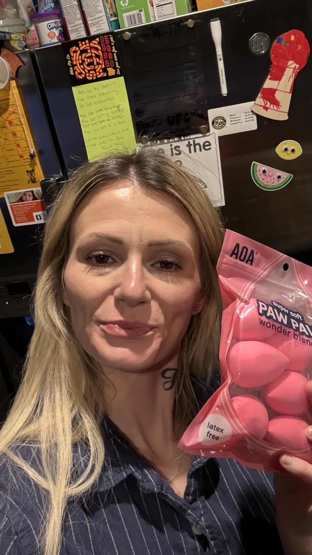 AOA Studio Collection makeup Sponge Set Latex Free and High-definition Set of 6 makeup Wonder blender For Powder Cream and Liquid, Super Soft Wonder Beauty Cosmetic Customer Review AOA Studio Collection makeup Sponge Set Latex Free and High-definition Set of 6 makeup Wonder blender For Powder Cream and Liquid, Super Soft Wonder Beauty Cosmetic - Customer Photo 1