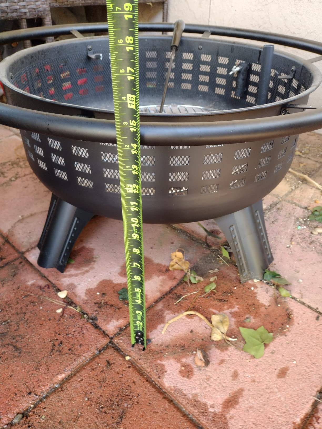 Hykolity 2 in 1 Fire Pit with Grill, Large 31