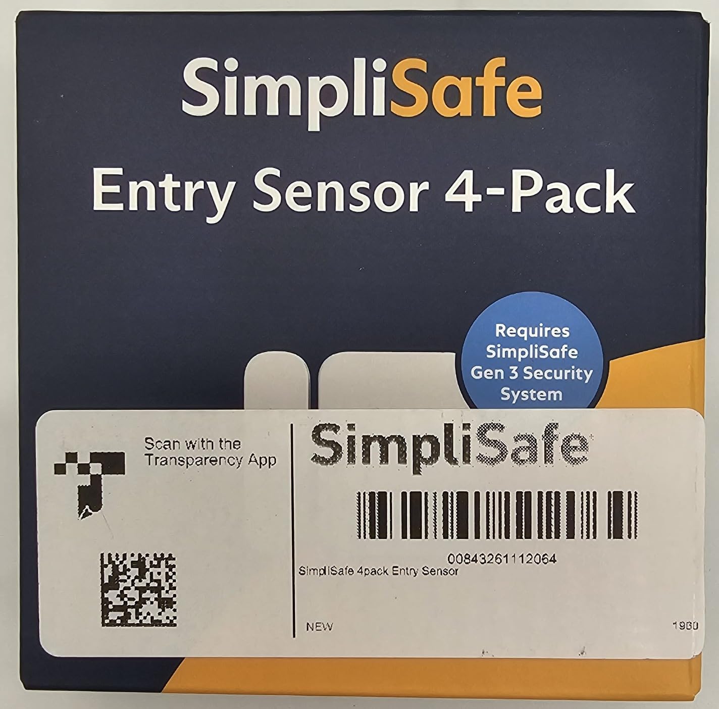 SimpliSafe Entry Sensor (Pack of 4) - Window and Door Protection - Compatible with The SimpliSafe Home Security System - Latest Gen - Customer Photo 2