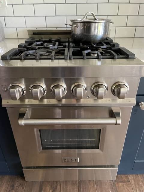 ZLINE 24 in. 2.8 cu. ft. Legacy Dual Fuel Range with 4 Burner Gas Cooktop and Electric Convection Oven in Stainless Steel (RA24) Customer Review ZLINE 24 in. 2.8 cu. ft. Legacy Dual Fuel Range with 4 Burner Gas Cooktop and Electric Convection Oven in Stainless Steel (RA24) - Customer Photo 1