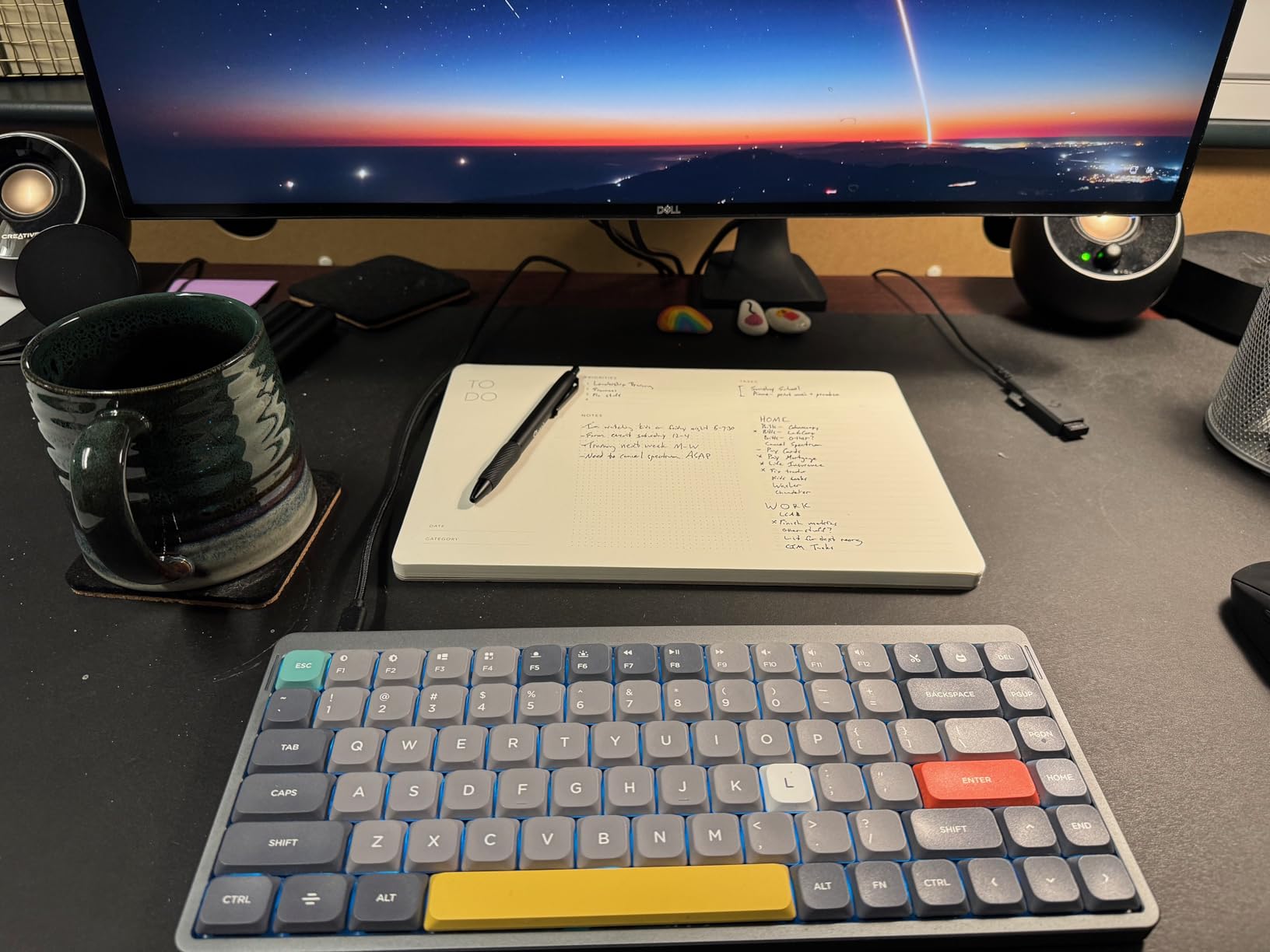 Pinesman - Elegant Weekly Planner Notepad, Undated, 11.22