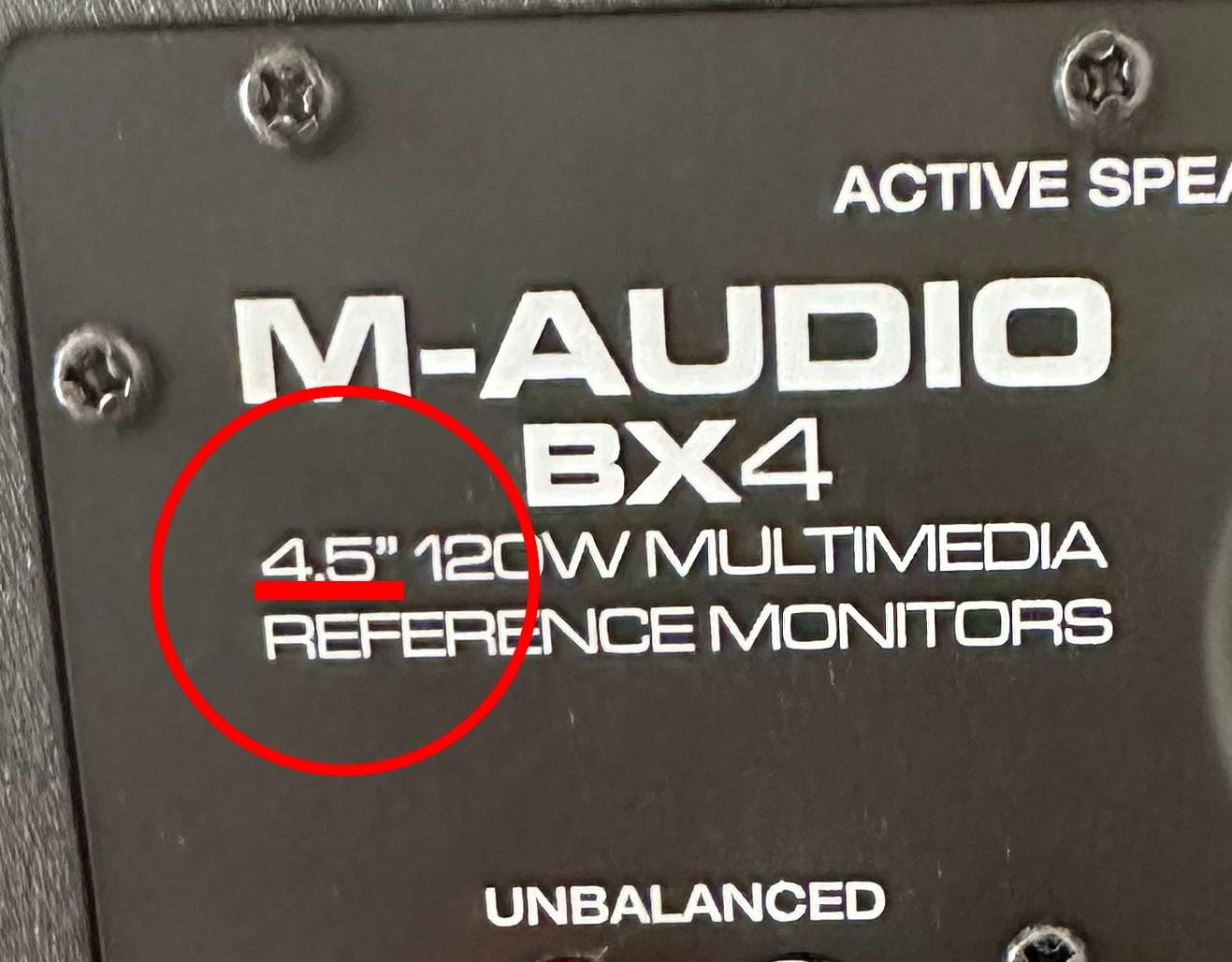 M-AUDIO BX4 Pair 4.5