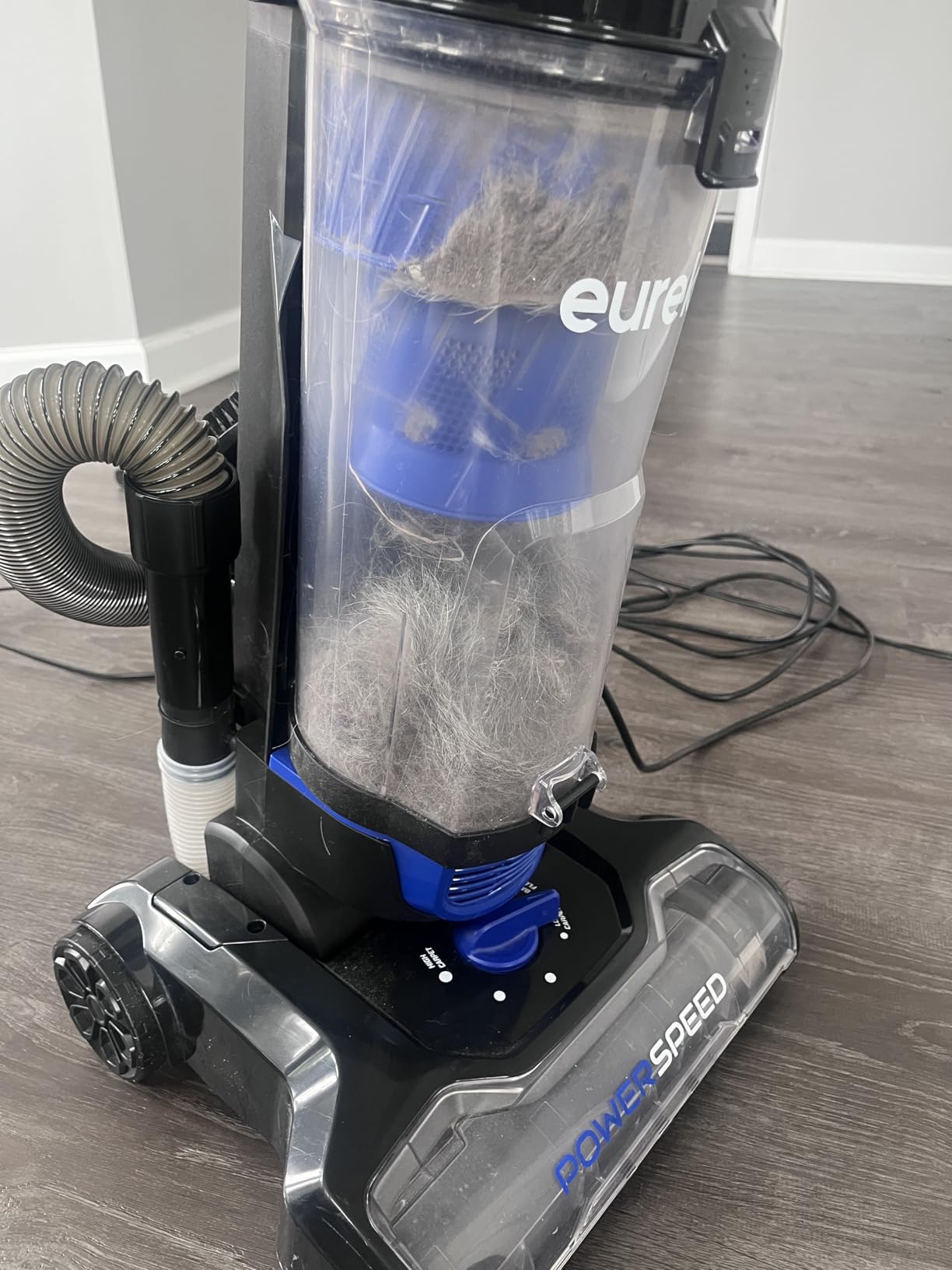 Eureka Lightweight Powerful Upright Vacuum Cleaner for Carpet and Hard Floor, PowerSpeed, New Model,Blue,black/New Model - Customer Photo 2