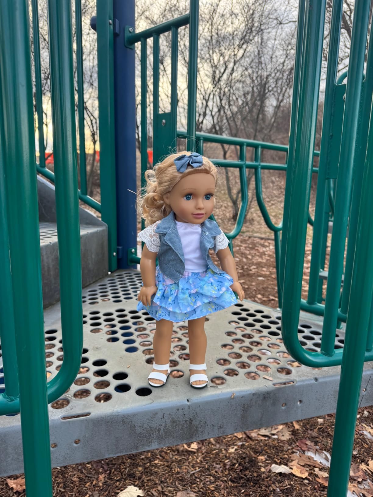 Gift Boutique 18 Inch Girl Doll, Poseable Fashion Doll with Fine Hair for Styling, Clothes, Shoes, Purse and Accessories, Princess Doll for Girls and Kids - Customer Photo 1