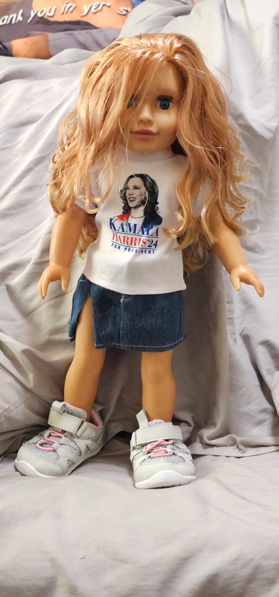 Gift Boutique 18 Inch Girl Doll, Poseable Fashion Doll with Fine Hair for Styling, Clothes, Shoes, Purse and Accessories, Princess Doll for Girls and Kids - Customer Photo 2