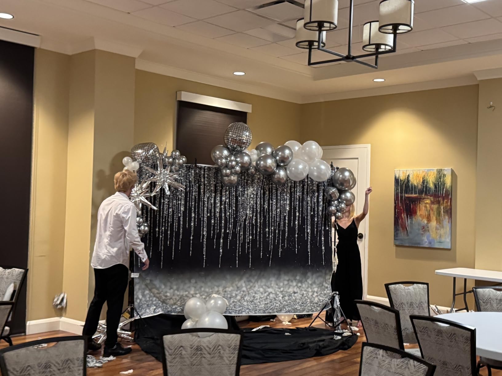 Black Backdrop for Photography Durable Fabric Background Photo Backdrop Video Photography Studio (5x7ft, Black) Customer Review Black Backdrop for Photography Durable Fabric Background Photo Backdrop Video Photography Studio (5x7ft, Black) - Customer Photo 2