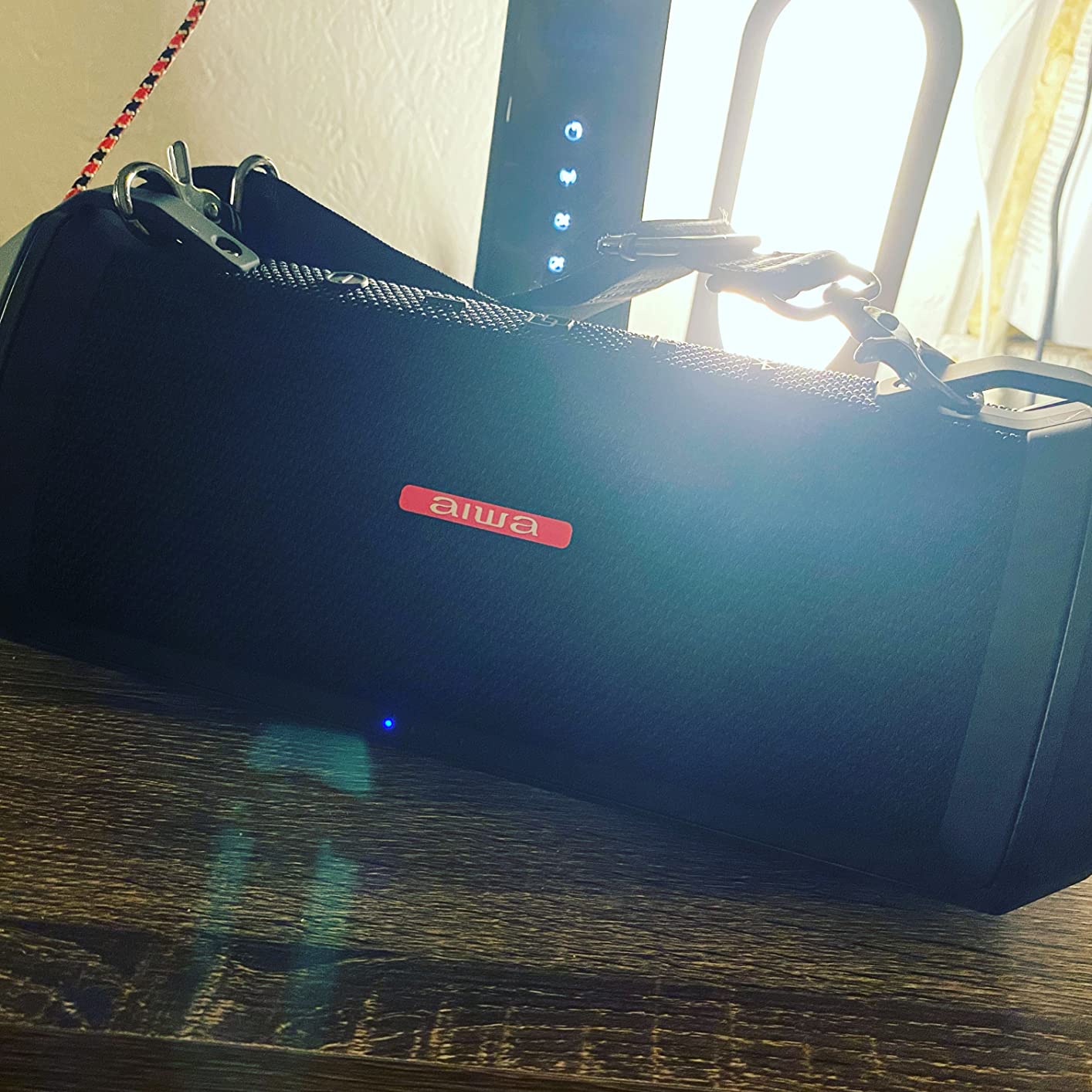 AIWA Exos-3 Waterproof Bluetooth Speaker, 60W Peak Power, 20-Hour Playtime, Stereo Sound, USB-C Charging, IPX7 Waterproof, Wireless Pairing - Customer Photo 2