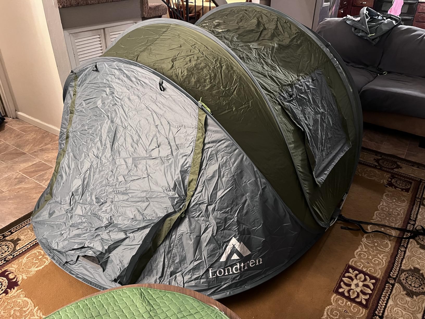 4 Person Easy Pop Up Tent Waterproof Automatic Setup 2 Doors-Instant Family Tents for Camping Hiking & Traveling - Customer Photo 1
