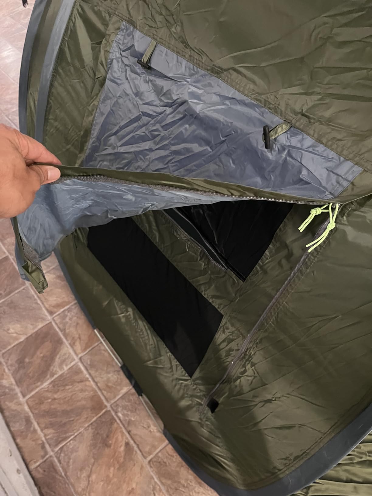 4 Person Easy Pop Up Tent Waterproof Automatic Setup 2 Doors-Instant Family Tents for Camping Hiking & Traveling - Customer Photo 2