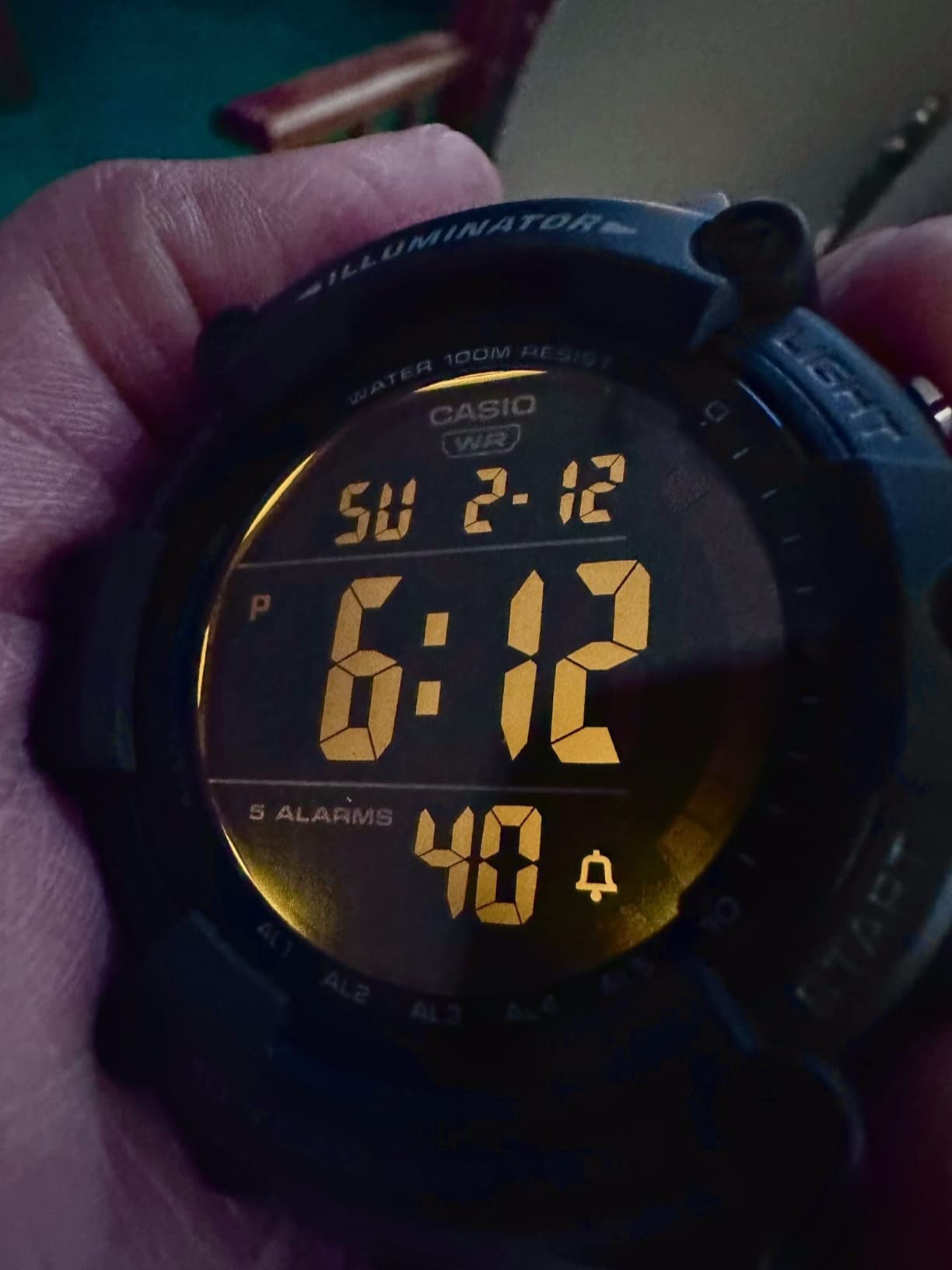 Casio Illuminator AE1500WH Series | 10-Year Battery | LED Backlight | 5-Alarms | 1/100 Sec Stopwatch | Men's Digital Watch - Customer Photo 2