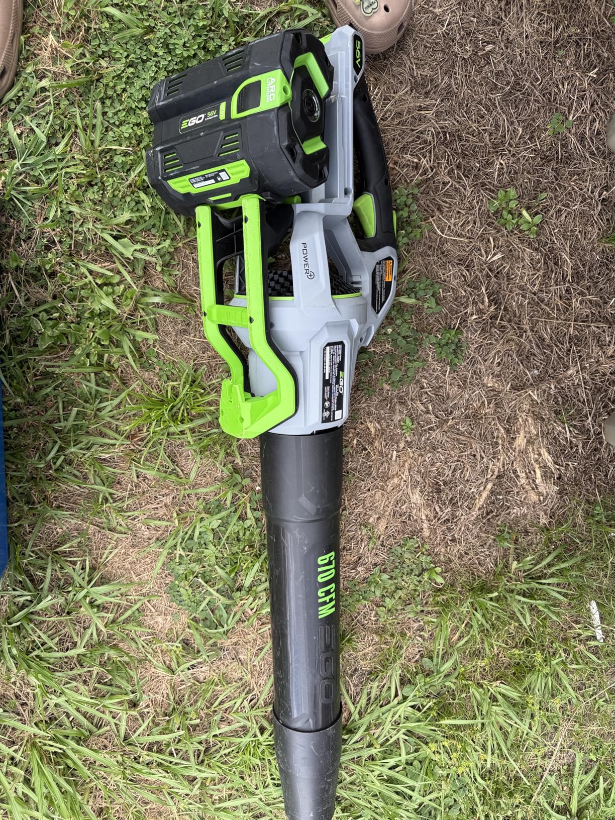 EGO POWER+ Leaf Blower, Cordless Electric 615 CFM, Includes 56V 2.5Ah Battery and Charger - LB6151 customer photo 2