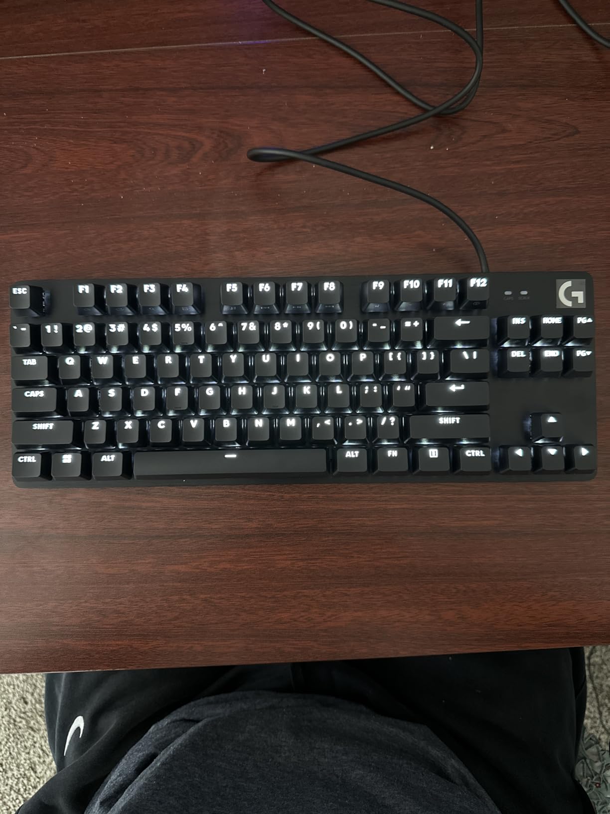 Logitech G413 SE Full-Size Mechanical Gaming Keyboard - Backlit Keyboard with Tactile Mechanical Switches, Anti-Ghosting, Compatible with Windows, macOS - Black Aluminum - Customer Photo 2