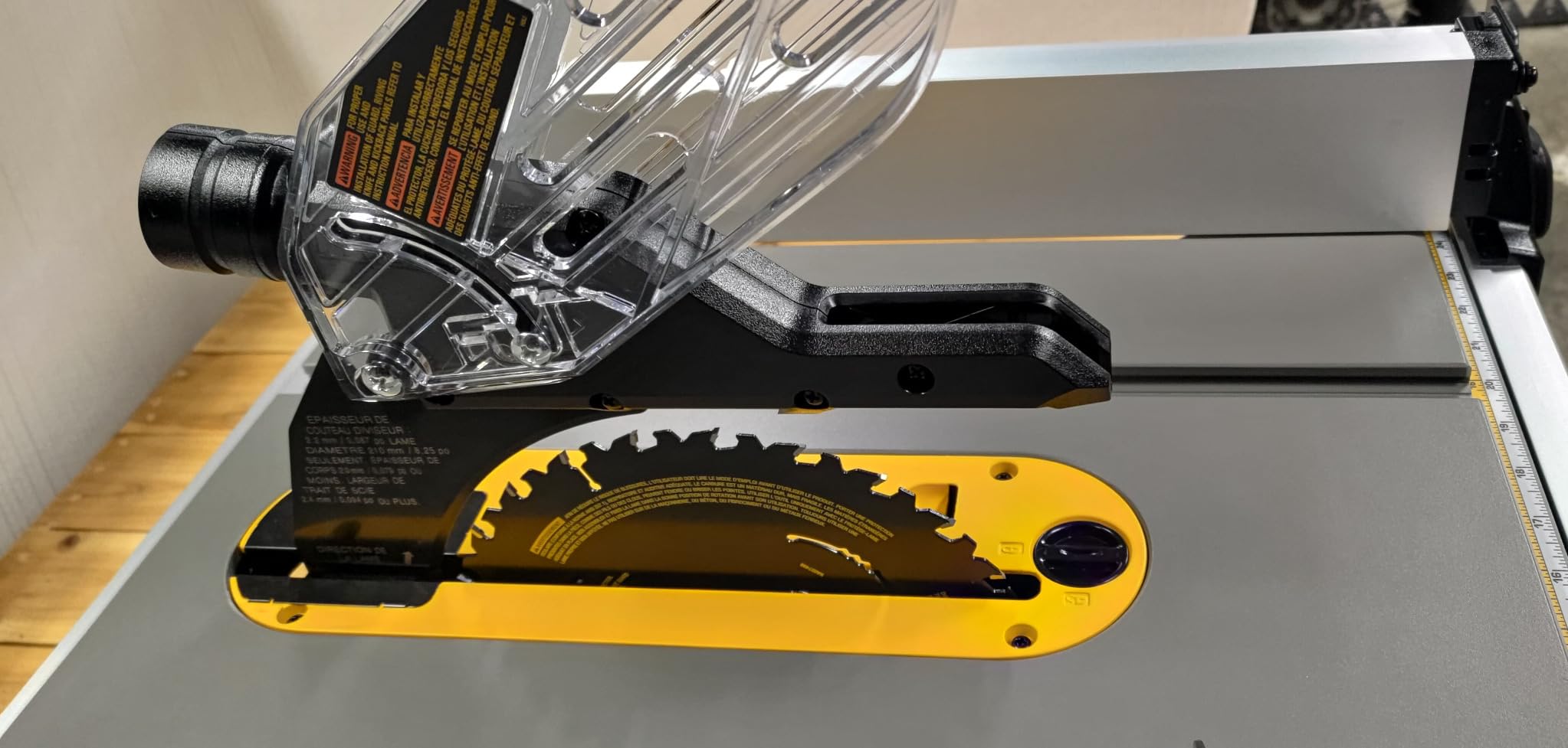 DEWALT Portable Table Saw with Stand, 8-1/4 inch, up to 48-Degree Angle Cuts (DWE7485WS) Customer Review DEWALT Portable Table Saw with Stand, 8-1/4 inch, up to 48-Degree Angle Cuts (DWE7485WS) - Customer Photo 1