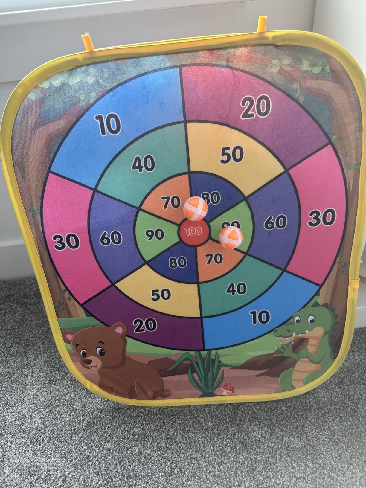 Bean Bag Toss Game for Kids - Cornhole Board Outdoor Toys for Toddlers -Party Activities Carnival Outside Yard Backyard Beach Lawn Games Toy for Kid Boys Girls Age 3 4 5 6 7 8 Year Old Birthday Gifts - Customer Photo 3