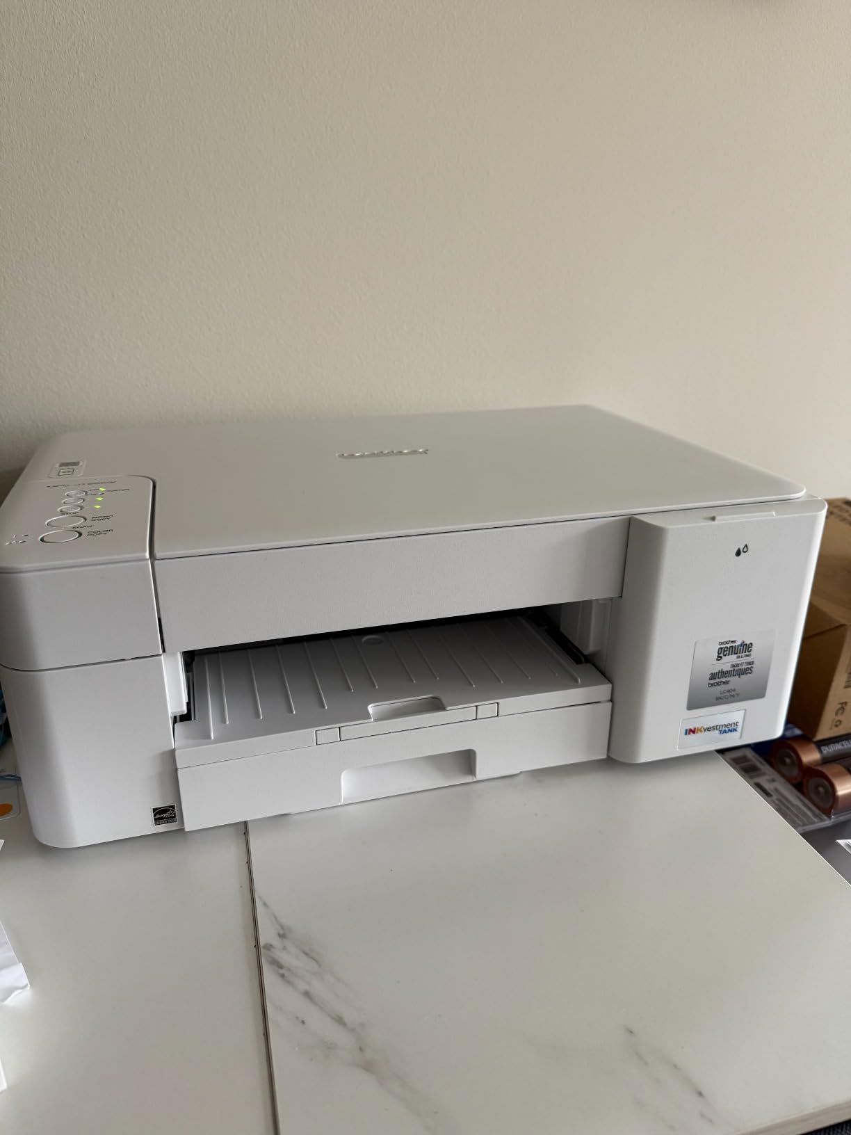 Brother MFC-J1205W INKvestment -Tank Wireless Multi-Function Color Inkjet Printer with Up to 1-Year in Box, Works with Alexa - Customer Photo 4