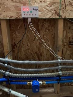 iSpring LS43 Water Leak Detector Alarm System, Automatic Shut-Off Valve and 2 Detection Sensors, Connects Up to 8 Sensor to Prevent Flooding, 3/4