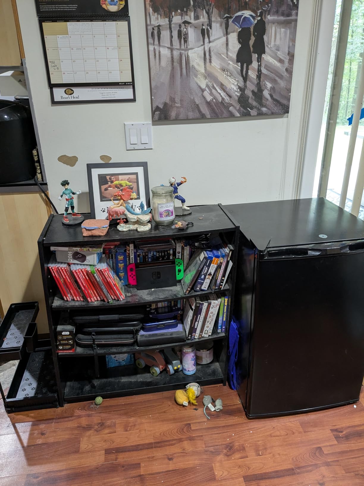 WLIVE Fabric Dresser for Bedroom, Tall Dresser with 8 Drawers, Storage Tower with Fabric Bins, Double Dresser, Chest of Drawers for Closet, Living Room, Hallway, Charcoal Black - Customer Photo 1