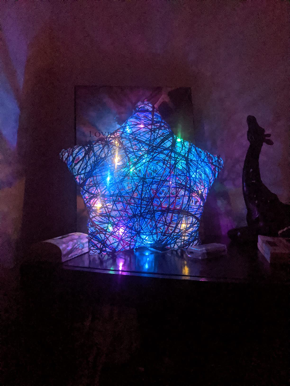 Dan&Darci 3D Light Up String Art Kit for Kids - Star Lantern Making Kits w/ 20 LEDs - Kid Gifts - Crafts Set for Girls and Boys Ages 8-12 - Gift for Age 8, 9, 10, 11, 12 Year Old Girl - Customer Photo 1