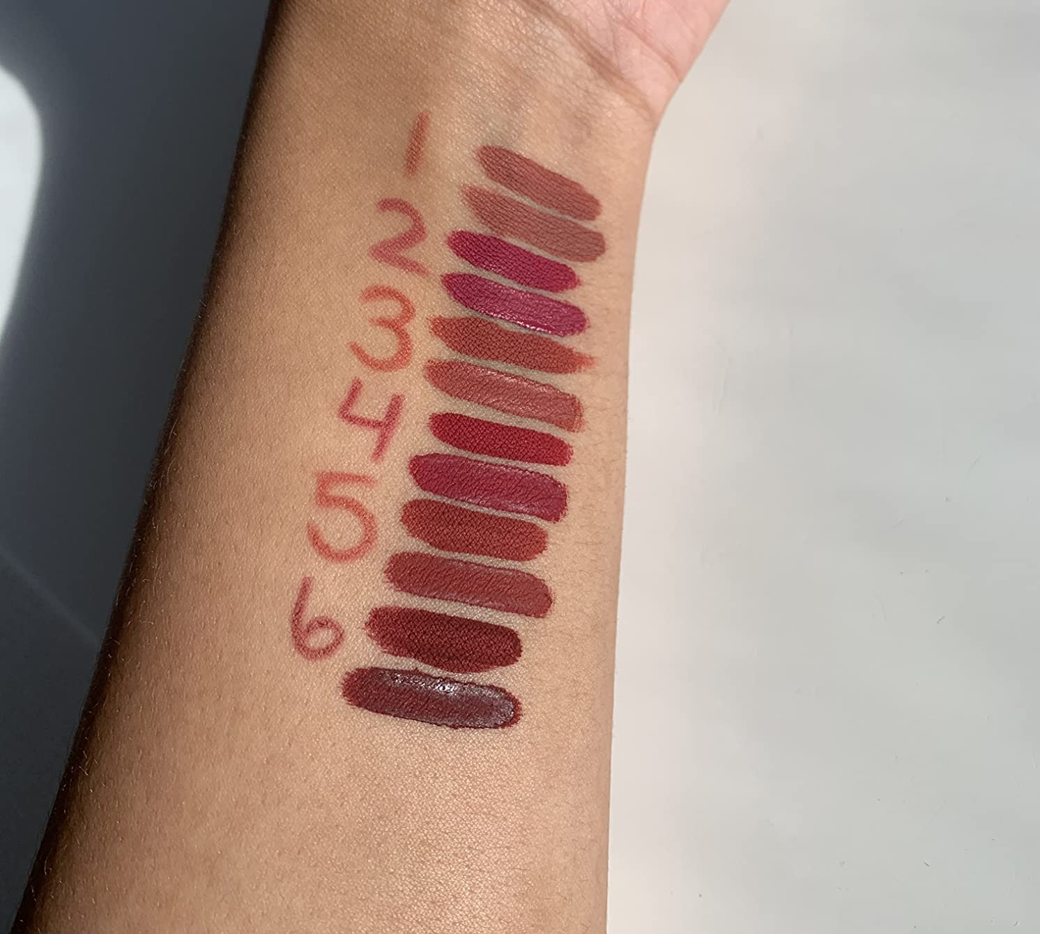 BestLand 12Pcs Matte Liquid Lipstick + Lip Liner Pens Set, Velvety Nude Lip Stain Waterproof Long Wear Makeup Gift Set Customer Review BestLand 12Pcs Matte Liquid Lipstick + Lip Liner Pens Set, Velvety Nude Lip Stain Waterproof Long Wear Makeup Gift Set - Customer Photo 1