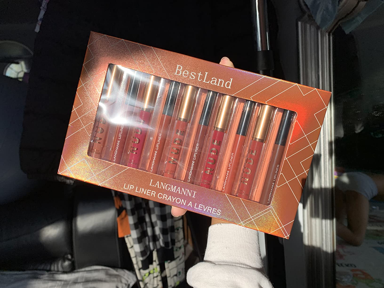 BestLand 12Pcs Matte Liquid Lipstick + Lip Liner Pens Set, Velvety Nude Lip Stain Waterproof Long Wear Makeup Gift Set - Customer Photo 2