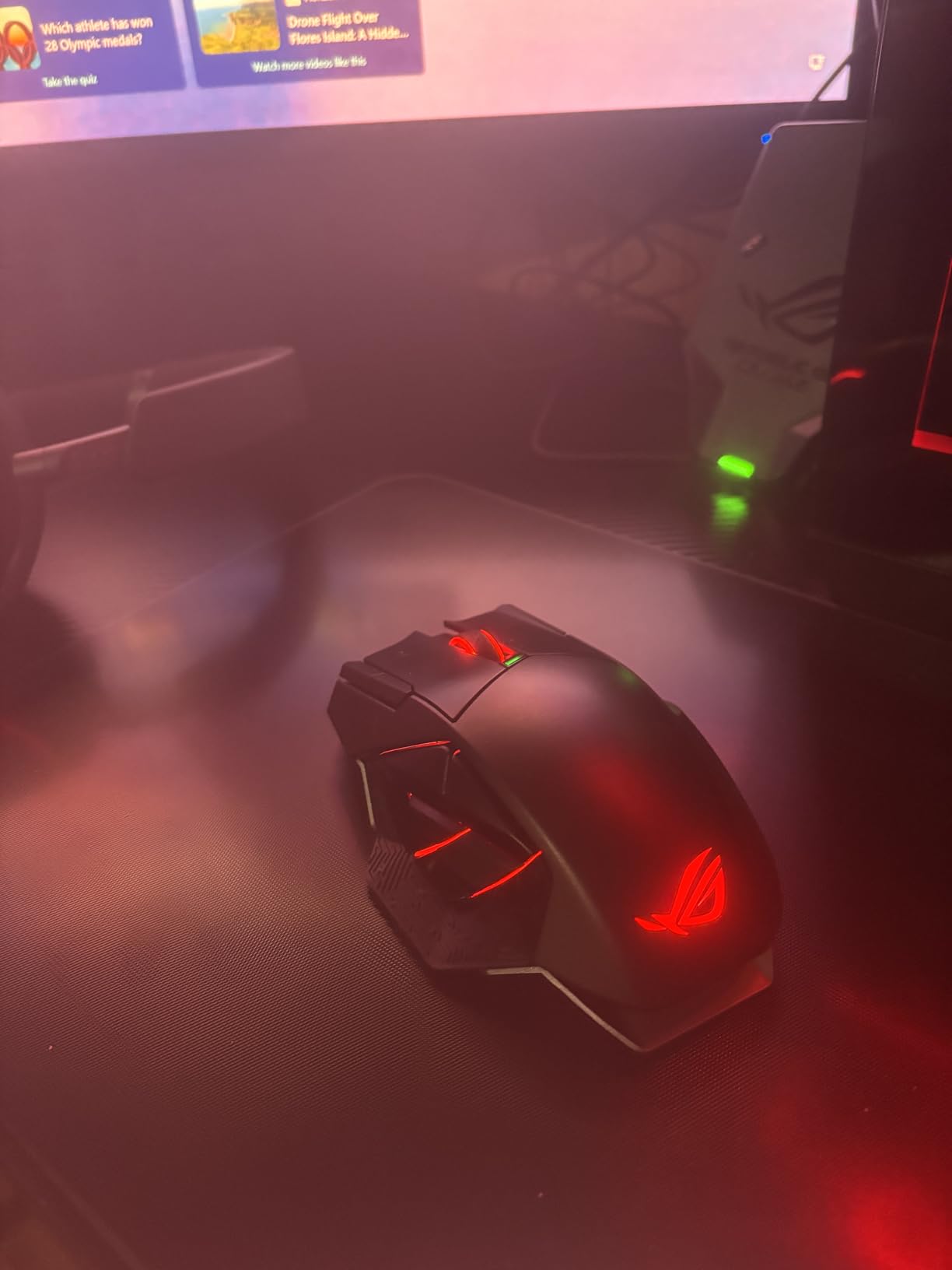 ROG Spatha X Wireless Gaming Mouse – MMO/MOBA Design, 12 Programmable Buttons, Right-Handed, 168g, Dual-Mode (Wired/2.4GHz), 19K DPI, up to 67Hr Battery, Magnetic Charging Dock, PC/Mac Support - Customer Photo 2