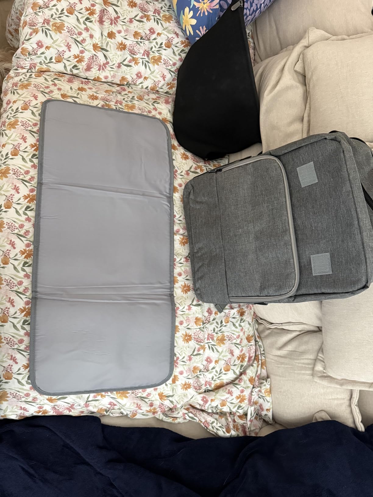 PILLANI Baby Diaper Bag Backpack - Large Bag for Boys & Girls, Waterproof Diaper Backpack - Travel Diaper Bags w/Changing Pad, Baby Registry Search & Shower Gifts - Essentials Must Haves Newborn Stuff - Customer Photo 3