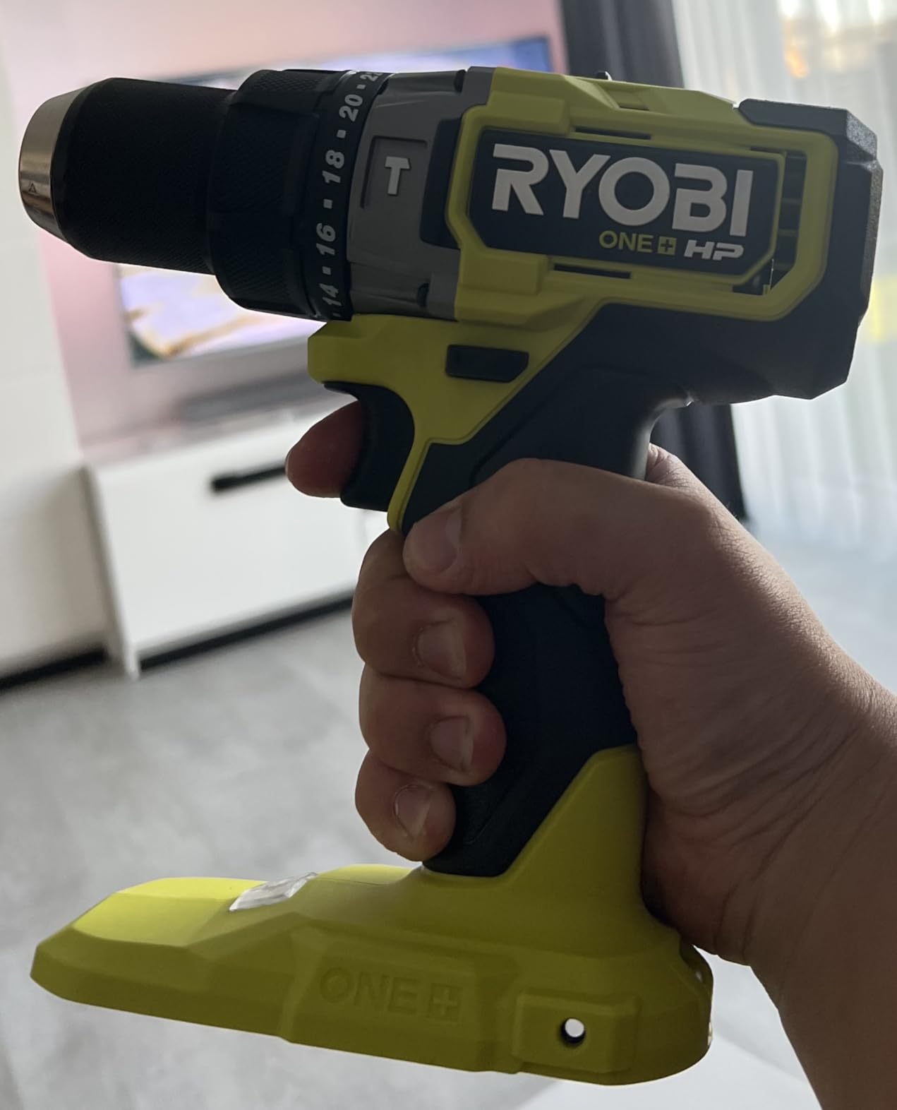 RYOBI ONE+ HP 18V Brushless Cordless 1/2 in. Hammer Drill (Tool Only) PBLHM101B - Customer Photo 1
