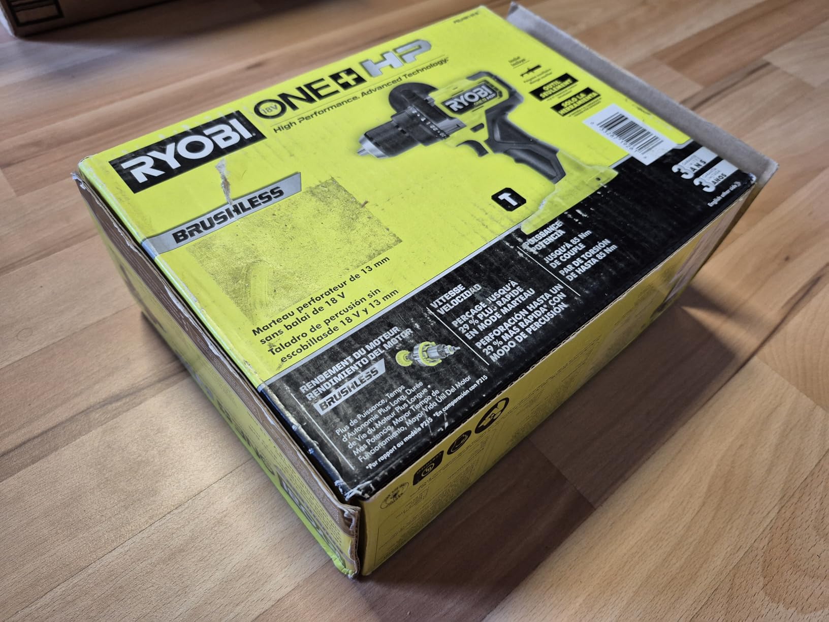 RYOBI ONE+ HP 18V Brushless Cordless 1/2 in. Hammer Drill (Tool Only) PBLHM101B - Customer Photo 2