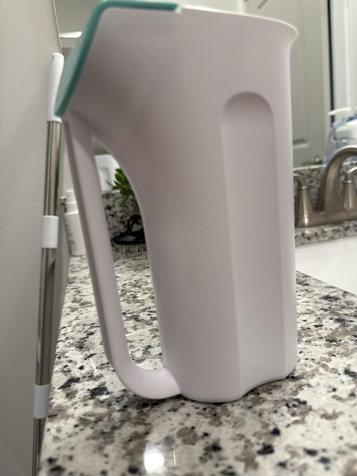 Frida Baby Control The Flow Bath Rinse Cup, Tear Free Rinser to Wash Hair and Body with Easy Grip Handle and Removable Rain Shower, Made in USA - Customer Photo 2