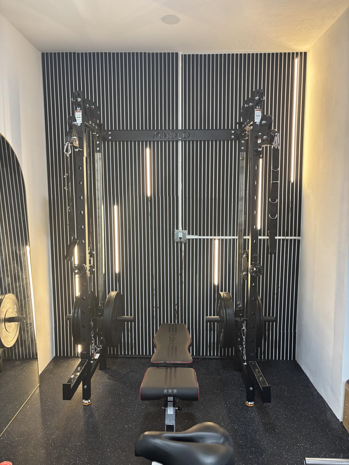 Yoleo Adjustable Weight Bench for Full Body Workout; Foldable Bench Press Bench of Home Gym Strength Training customer photo 2