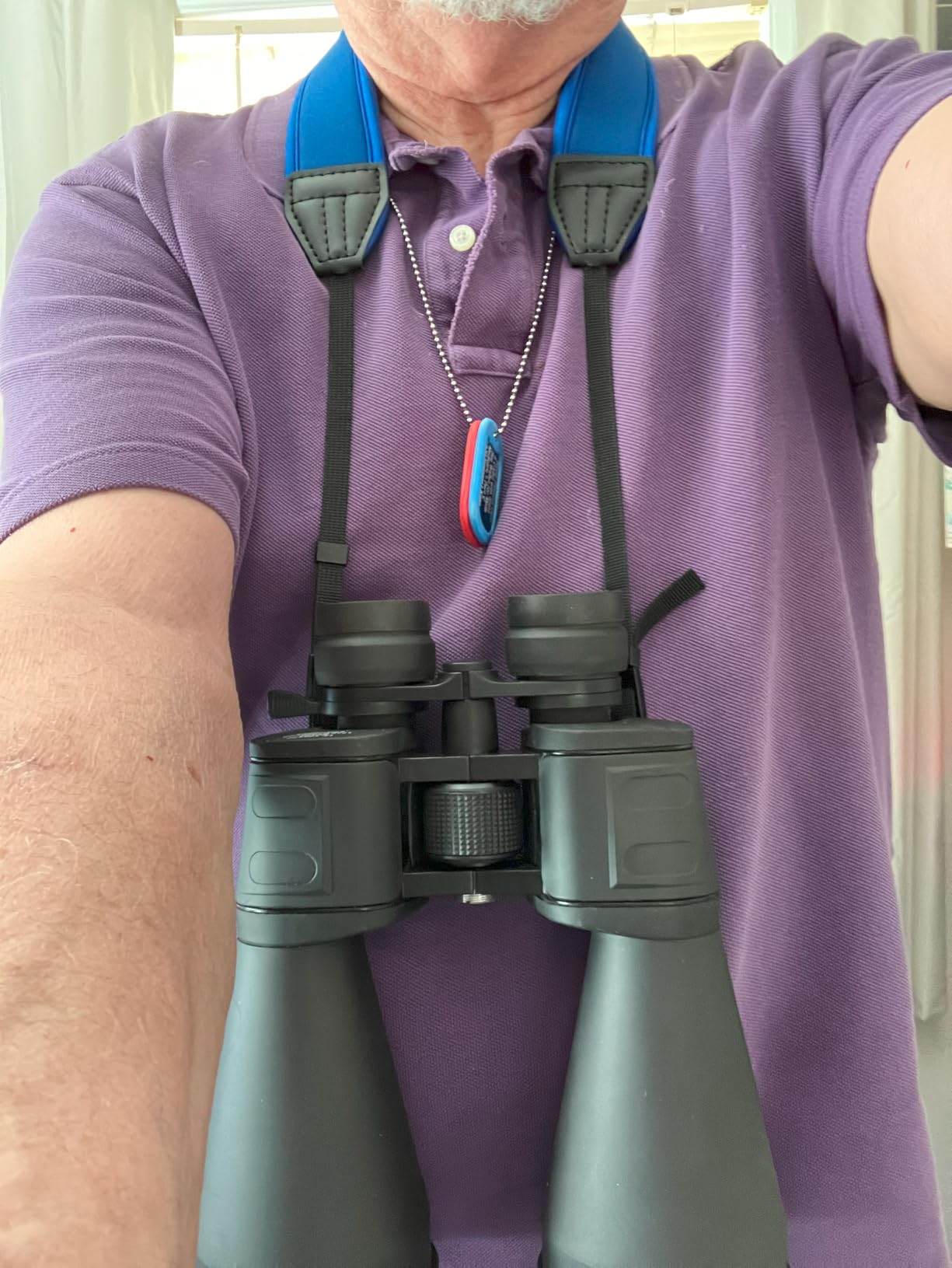 BlueCabi Neoprene Neck Strap for Cameras and Binoculars - Anti-Slip Neck Strap - Customer Photo 1