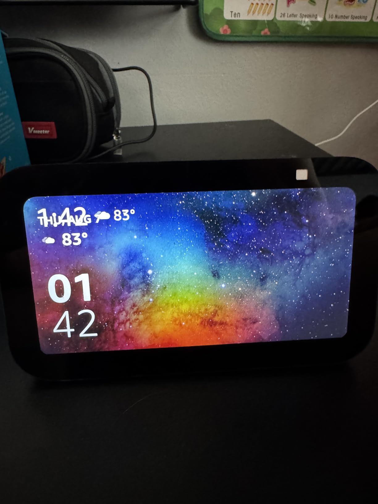 Amazon Echo Show 5 Kids, Designed for kids, with parental controls, Includes 1 year of Amazon Kids+, Galaxy - Customer Photo 4