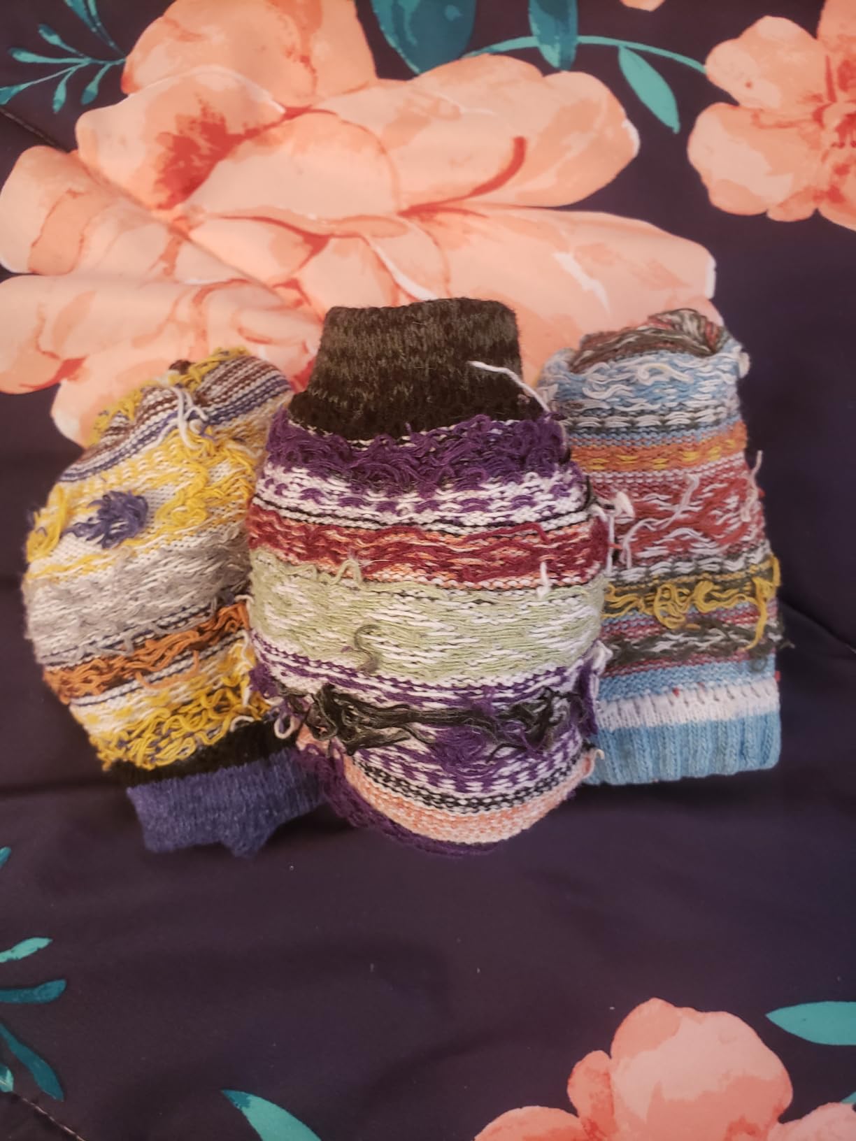 5 Pairs Wool Socks - Wool Socks for Women, Cozy Crew Socks, Warm Winter Socks for Women, Womens Vintage Socks, 6-10 Customer Review 5 Pairs Wool Socks - Wool Socks for Women, Cozy Crew Socks, Warm Winter Socks for Women, Womens Vintage Socks, 6-10 - Customer Photo 2