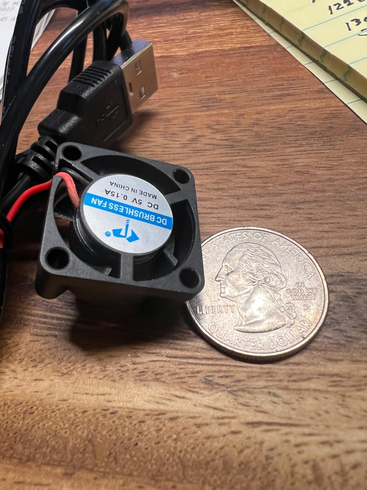 KIRO&SEEU 2pcs USB 5V DC Fan 2510 Small 2 pin Cooling Cooler Computer 25mm X 10mm (25x25x10) Customer Review KIRO&SEEU 2pcs USB 5V DC Fan 2510 Small 2 pin Cooling Cooler Computer 25mm X 10mm (25x25x10) - Customer Photo 1