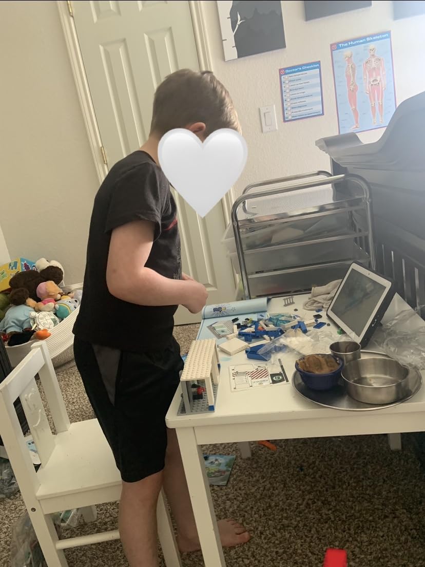 LEGO City Police Station with Van, Garbage Truck & Helicopter Toy 60316, Gifts for 6 Plus Year Old Kids, Boys & Girls with 5 Minifigures and Dog Toy - Customer Photo 2