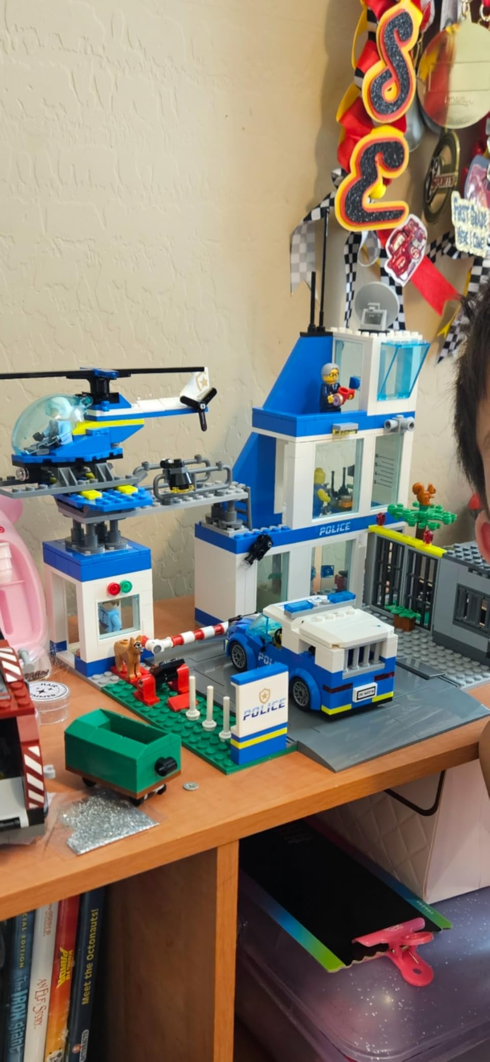 LEGO City Police Station with Van, Garbage Truck & Helicopter Toy 60316, Gifts for 6 Plus Year Old Kids, Boys & Girls with 5 Minifigures and Dog Toy - Customer Photo 3